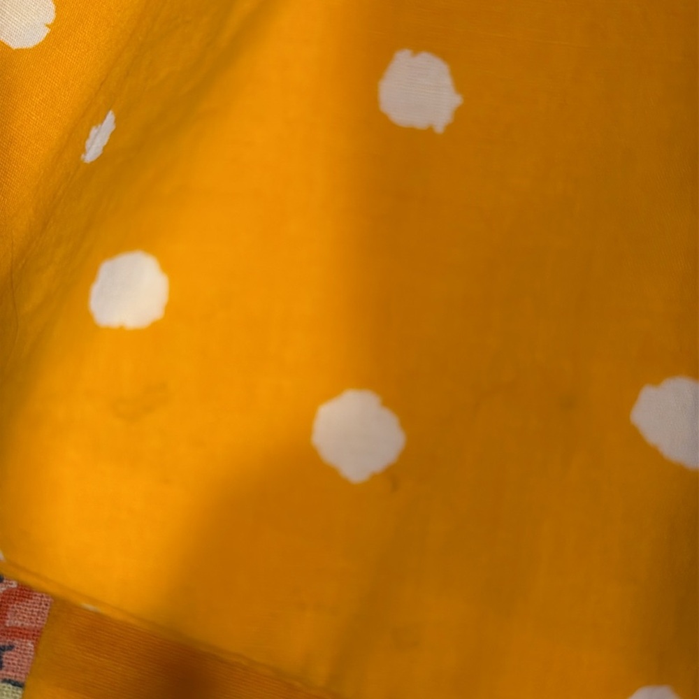 Anthropologie Moulinette Soeurs Orange & White Polka Dot Dress - Picture 13 of 16